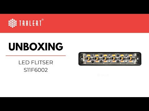 Luce di emergenza a LED 6 LED | R65 | ultra piatta sottile | ambra | 10-30v | S11F6002