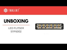 Luce di emergenza a LED 6 LED | R65 | ultra piatta sottile | ambra | 10-30v | S11F6002