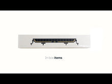 Barra faro da lavoro OZZ WB1 R65 con luce di emergenza montata ad incasso