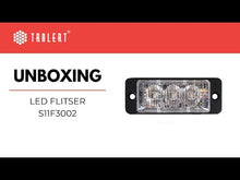 Luce di emergenza a LED 3 LED | R65 | ultra piatta sottile | ambra | 10-30v | S11F3002