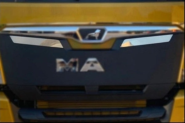 COPPIA SOTTOLOGO MASCHERA IN ACCIAIO INOX | MAN TGX